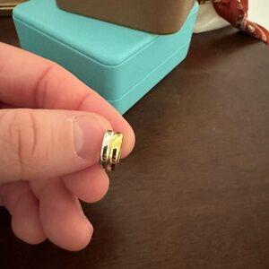 Elegant Gold and Silver Women's Single Earring - STUDS